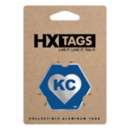 HX Tags Blue Heart KC Sticker
