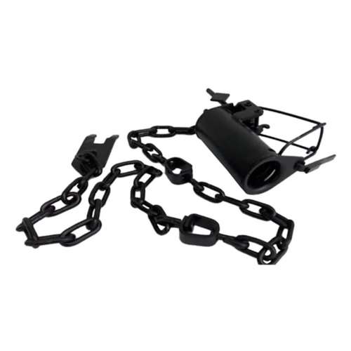NO-BS Dog Proof Raccoon Trap - Coon Trapping - Coated DPs with Stake & Chain