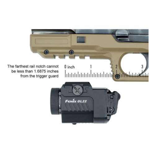 Fenix GL22 Tactical Weapon Light with Laser