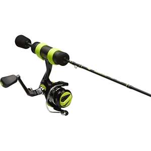  Ultralight Winter Ice Fishing Rod Reel Combo 26/27/28 Inch  Medium Light Fast Action Multi-Species Spinning Ice Fishing Pole Tackle  Walleye Perch Panfish Bluegill Crappie-G