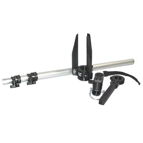 Fishing Rod Stand Pole Holder Plug Insert Ground Adjustable Iron Tool .