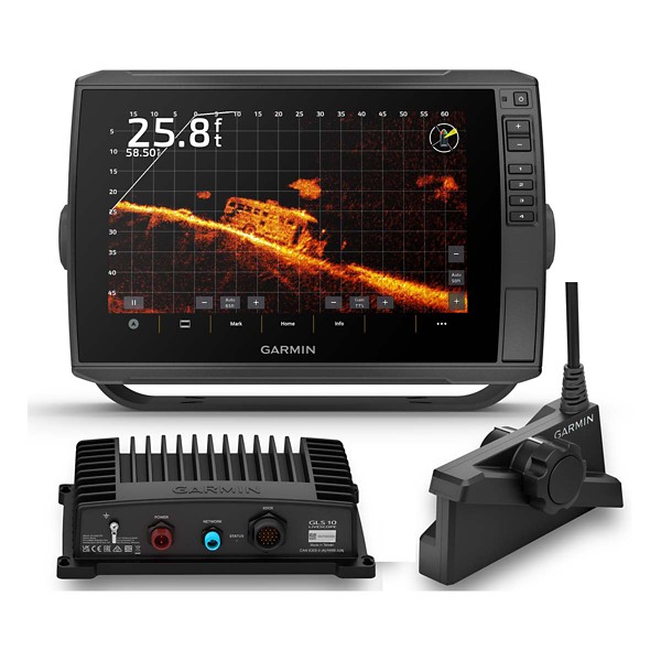 GARMIN ECHOMAP Ultra 2 106sv Fish Finder with GN+ and LVS34-IF LiveScope Plus Transducer