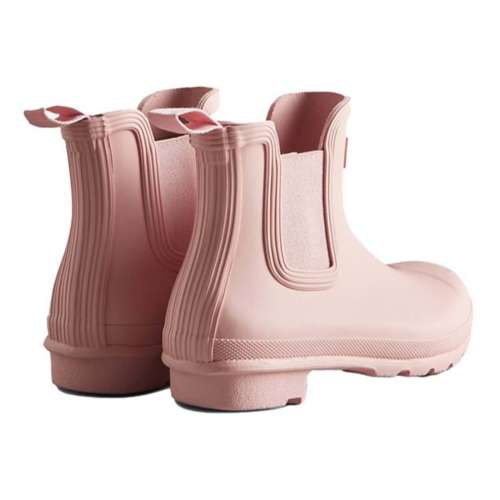 Pink hunter shop chelsea boots