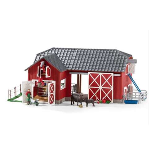 Schleich Large Farm with Black Angus Play Set