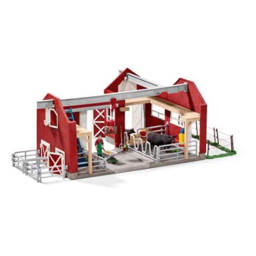 Schleich Large Farm with Black Angus Play Set