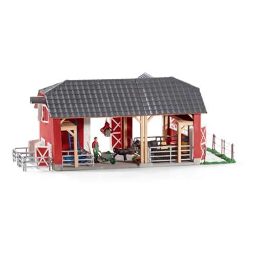 Schleich Large Farm with Black Angus Play Set