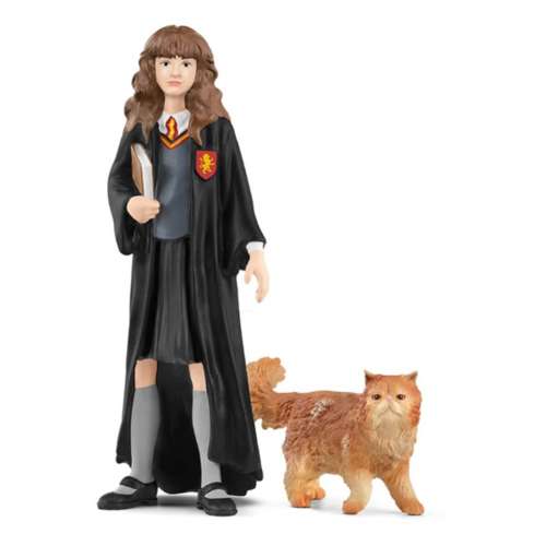 Scheich Harry Potter- Hermoine Granger & Crookshanks Figurine