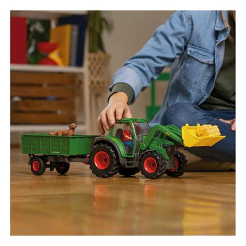 Schleich Tractor with Trailer Set