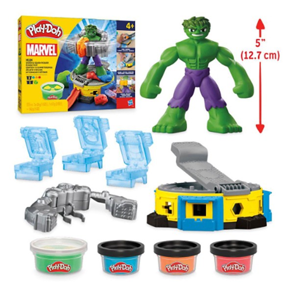 Play-Doh Marvel Hulk Smash & Squish Playset with Hulk Action Figure