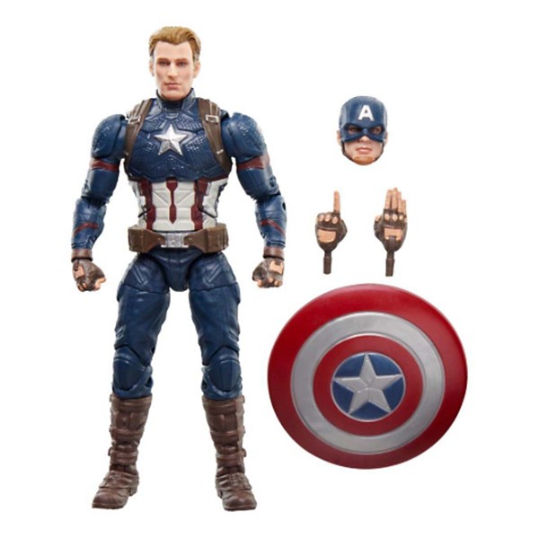 Marvel Legends Series Captain America, Avengers Endgame Collectible Action Figure (6)