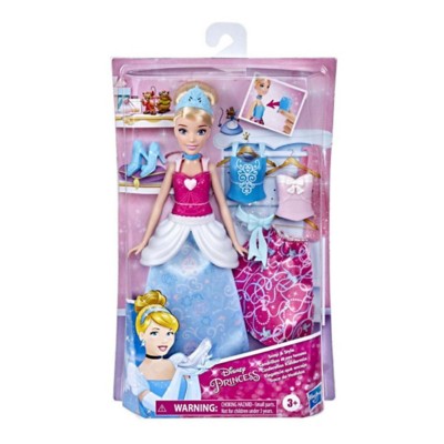 disney princess dolls snap on clothes