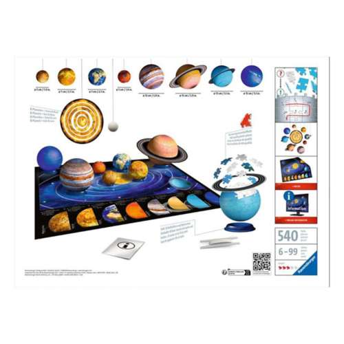 Ravensburger 3D Solar System 522Pc Puzzle