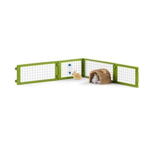 Schleich rabbit hutch set sales