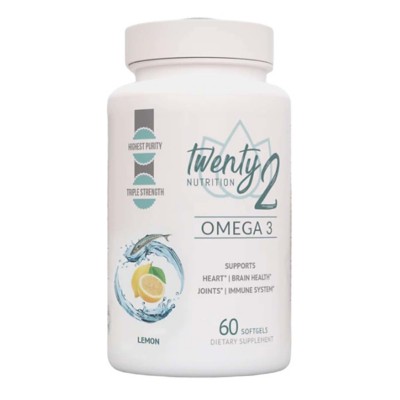 Twenty2 Nutrition Omega 3 Fish Oil Supplement 