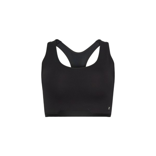 Women's On Running Train Longline Sports Bra Medium A/C Black