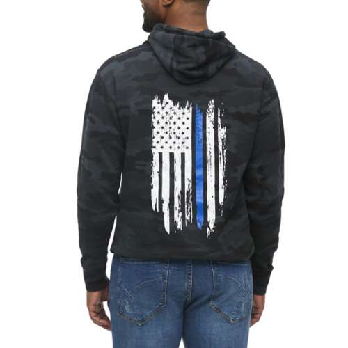 Men's Park Bench Apparel Park Bench Thin Blue Line Hoodie