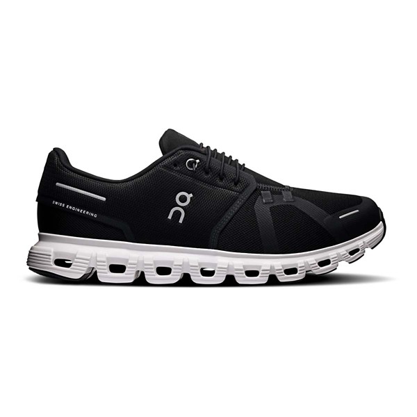 Men's On Cloud 6 Shoes 7.5 Regular Black/White