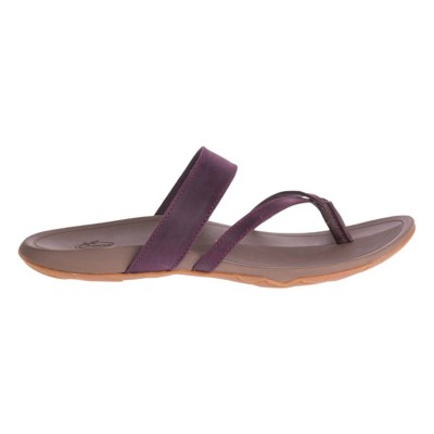 chaco leather flip flops