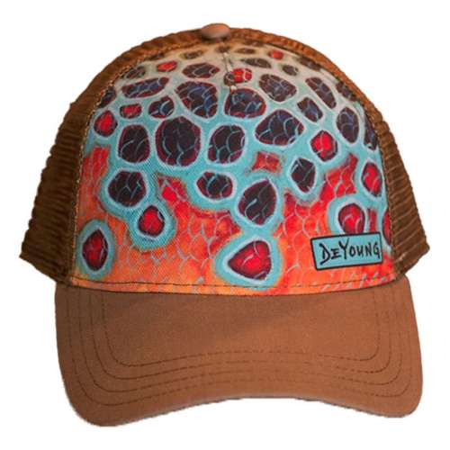 DeYoung Studio Brown Flank-Orange Snapback Hat