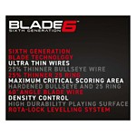 WINMAU Blade 6 Bristle Dartboard - Thumbnail 6 of 6