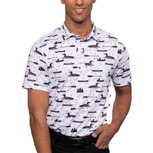 Men's Waggle Golf Loon Lake Golf Polo