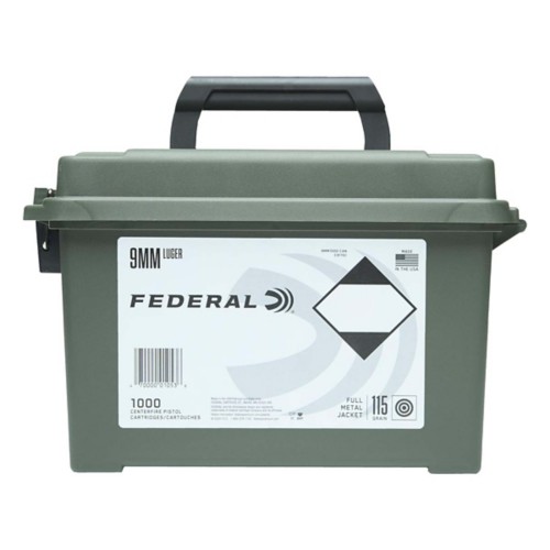 Federal Champion Training FMJ 9mm Handgun Ammunition 1000 ct.
