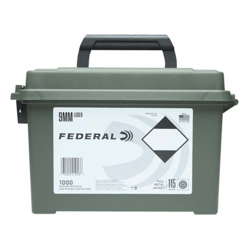 Federal Champion Training FMJ 9mm Handgun Ammunition 1000 ct.