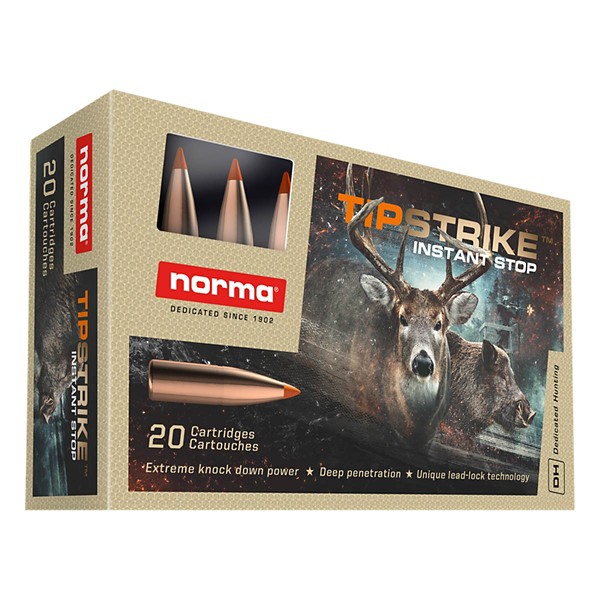 Norma TipStrike Rifle Ammunition 20 Round Box product image