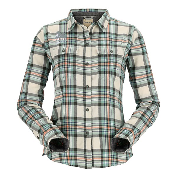 SIMMS Women's  Quail Forever Santee Long Sleeve Button Up Shirt