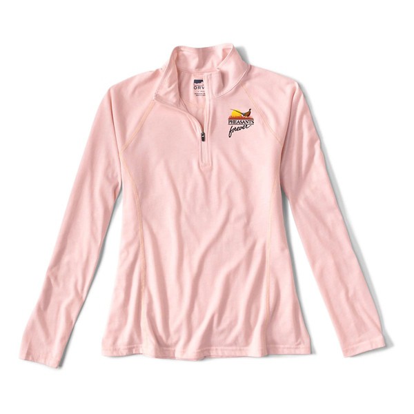 ORVIS Women's  Pheasants Forever Drirelease Long Sleeve 1/4 Zip