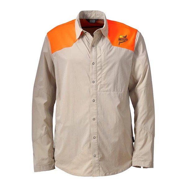 ORVIS Men's  Pheasants Forever Pro LT Upland Long Sleeve Button Up Shirt