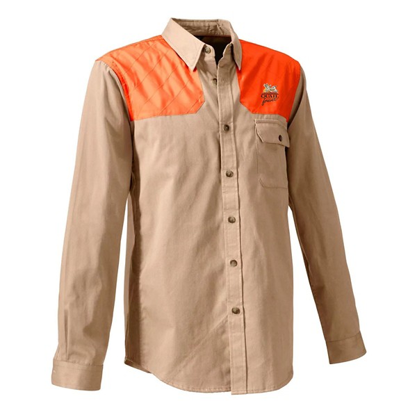 Men's Orvis Quail Forever Midweight Shooting Long Sleeve Button Up Shirt - Orvis
