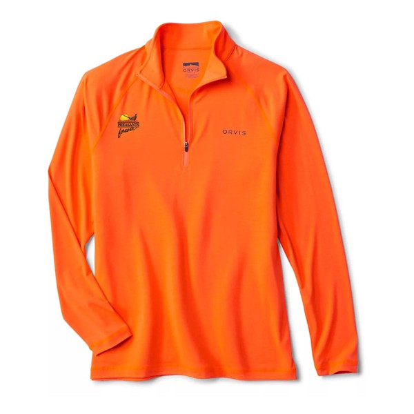 ORVIS Men's  Pheasants Forever DriCast Long Sleeve 1/4 Zip