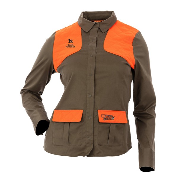 DSG OUTERWEAR Women's DSG Quail Forever Upland Snap Up Long Sleeve Shirt