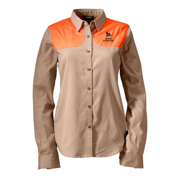 ORVIS Women's  Quail Forever Midweight Shooting Shirt