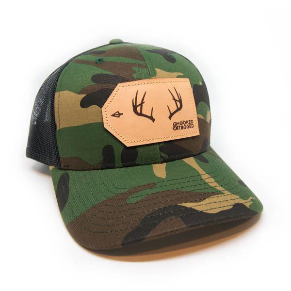Hooked & Tagged Buck Antler Patch Cap - Hooked And Tagged