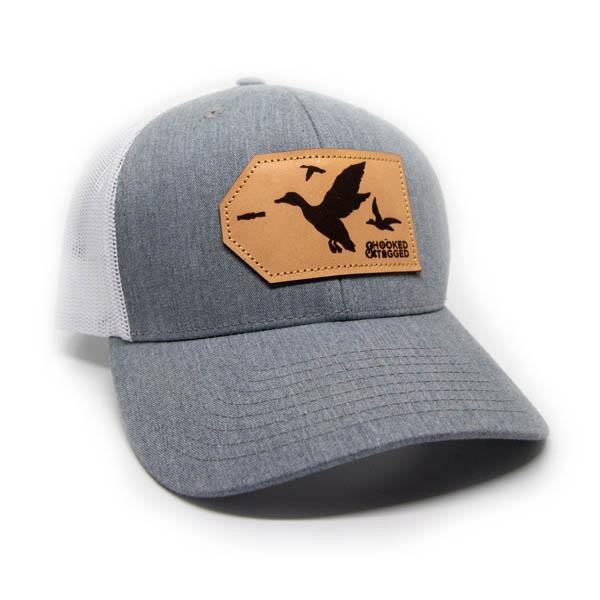 HOOKED AND TAGGED Men's  Duck Patch Hunting Snapback Hat