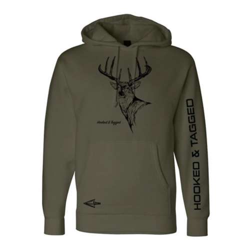 Men's Hooked And Tagged Buck Hoodie