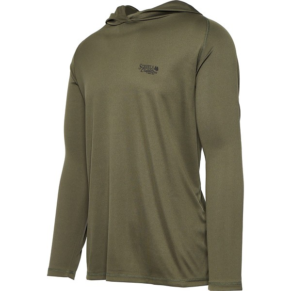 Men's Scheels Outfitters Devils Lake Performance Long Sleeve Hooded T-Shirt - Scheels Outfitters
