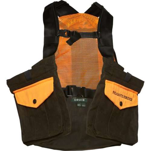 Orvis Pheasants Forever Waxed Cotton Strap Vest