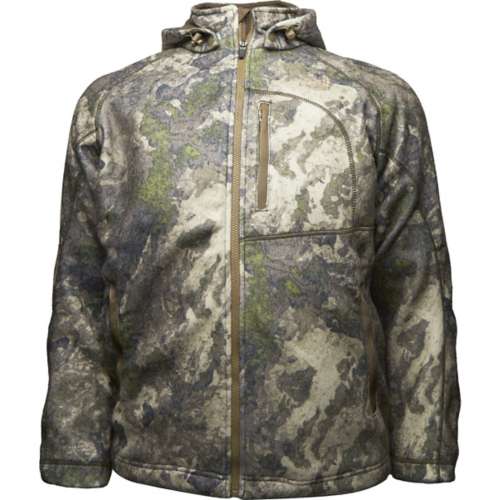 Stefan Sherpa Jacquard Pattern Bomber Jacket