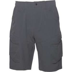 Huk Fishing Shorts Adult Medium Black Cargo Zip Pockets Stretch Outdoor Mens