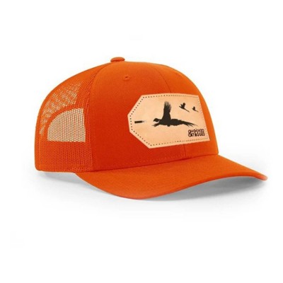 orange upland hunting hats