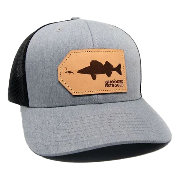 Hooked & Tagged Walleye Patch Cap - Hooked And Tagged