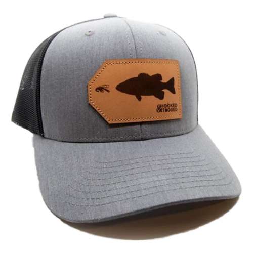 Men's Hooked And Tagged Smallmouth Bass Patch Snapback Hat
