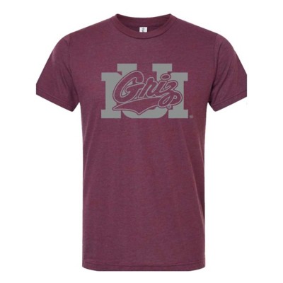 Bullzerk Montana Grizzlies Montana Double Logo T-Shirt