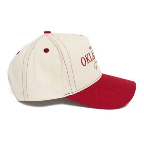 帽子 soonerorlater Men's '47 White Oklahoma Sooners Garner Rope Trucker