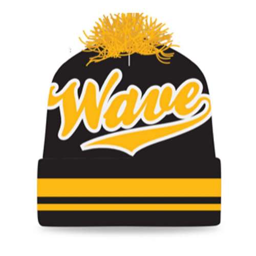 Iowa Wave Iowa Hawkeyes Wave Pom Beanie