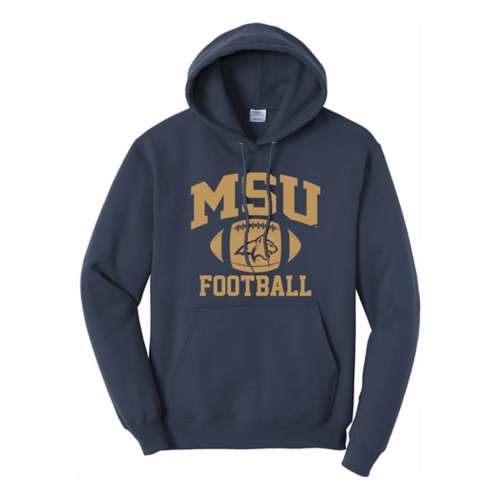 Range Montana State Bobcats Football Arch Hoodie