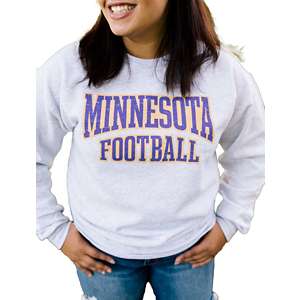 Fan Girl Women's Minnesota Football Skol Crewneck